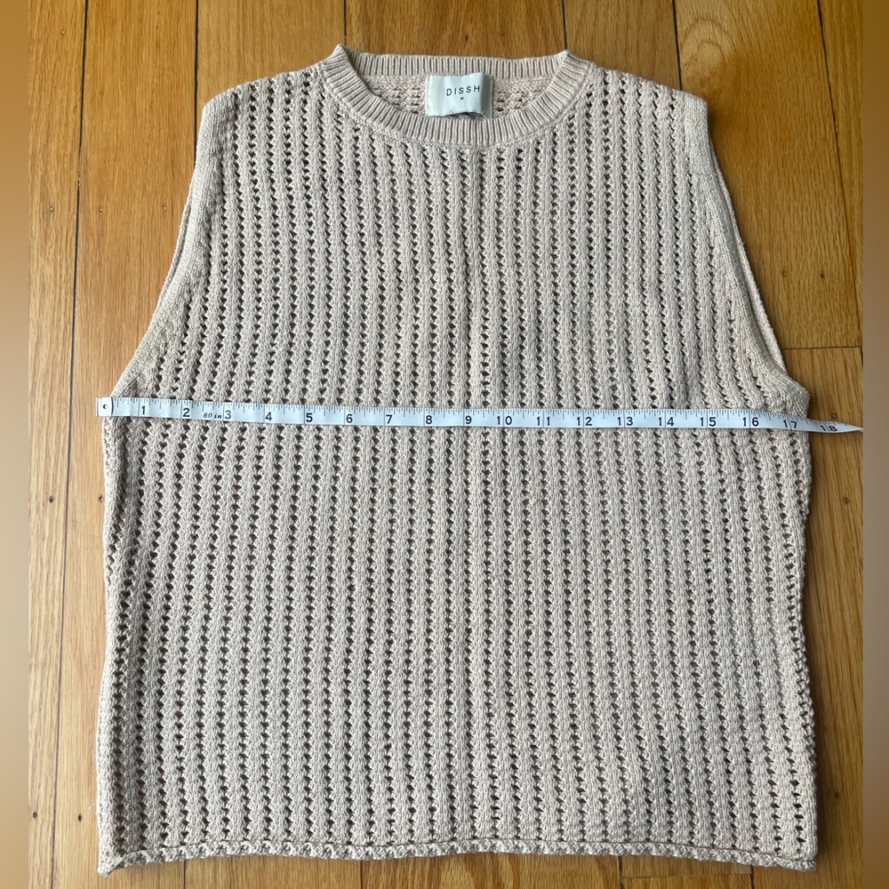 DISSH Cream Knit Pullover